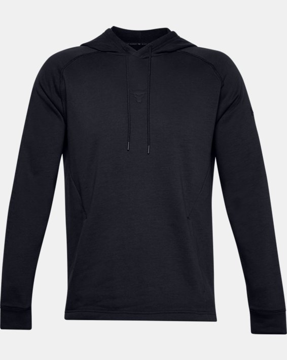 Men's Project Rock Charged Cotton® Hoodie in Black image number 4